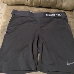 Nike pro women’s compression shorts